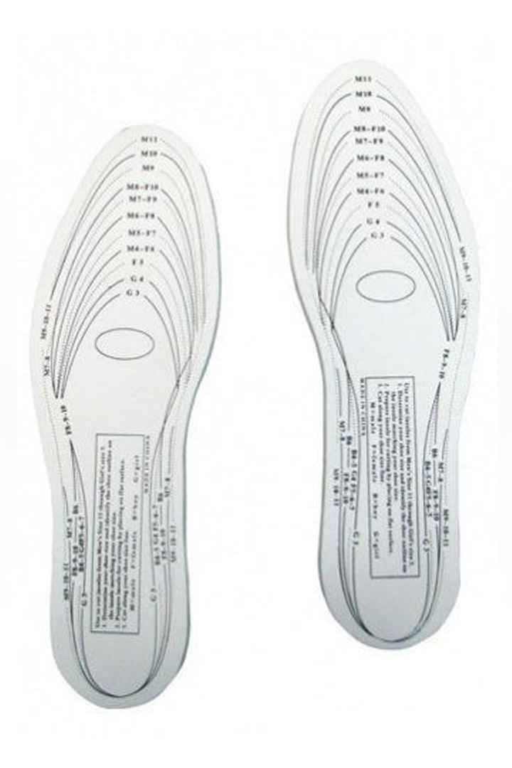Фото товара 17211, стельки для обуви с памятью  «здоровая стопа»