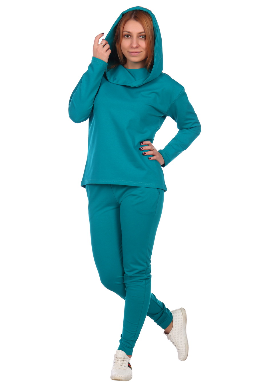 Фото товара 18352, изумрудный женский костюм